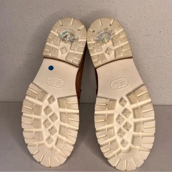 NWB BedStu Reinna III tan leather penny loafers - Picture 6 of 11